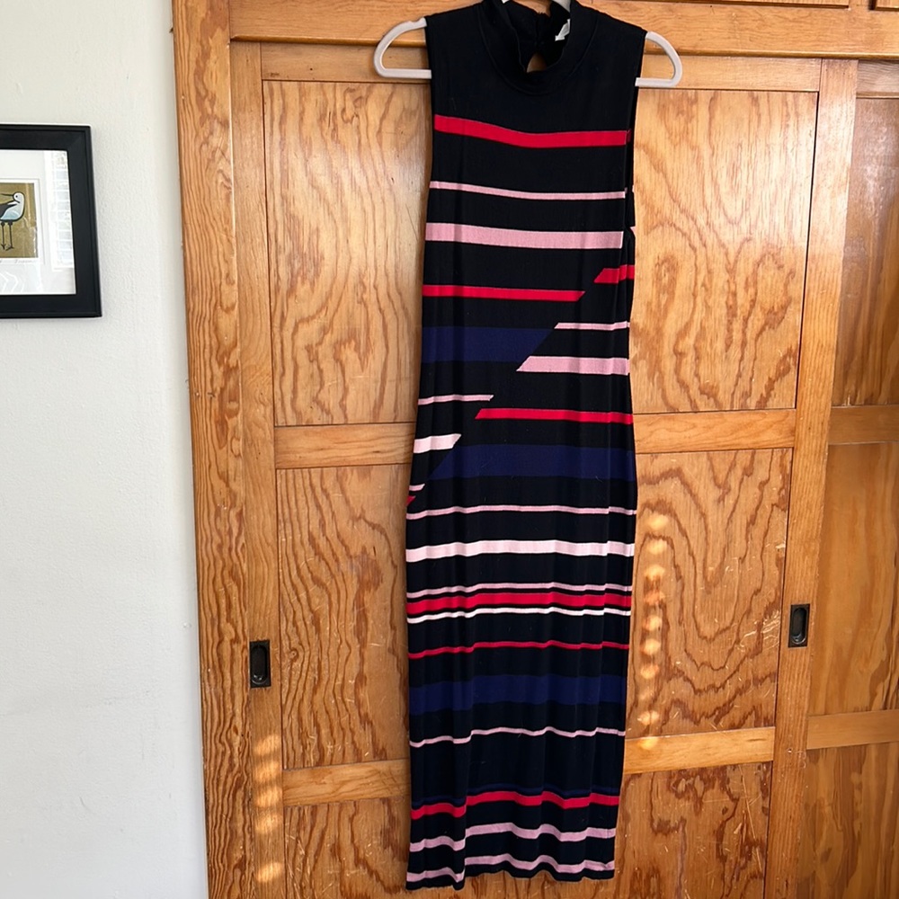 BCBG Generation mid calf length. Sweater like stretch material.